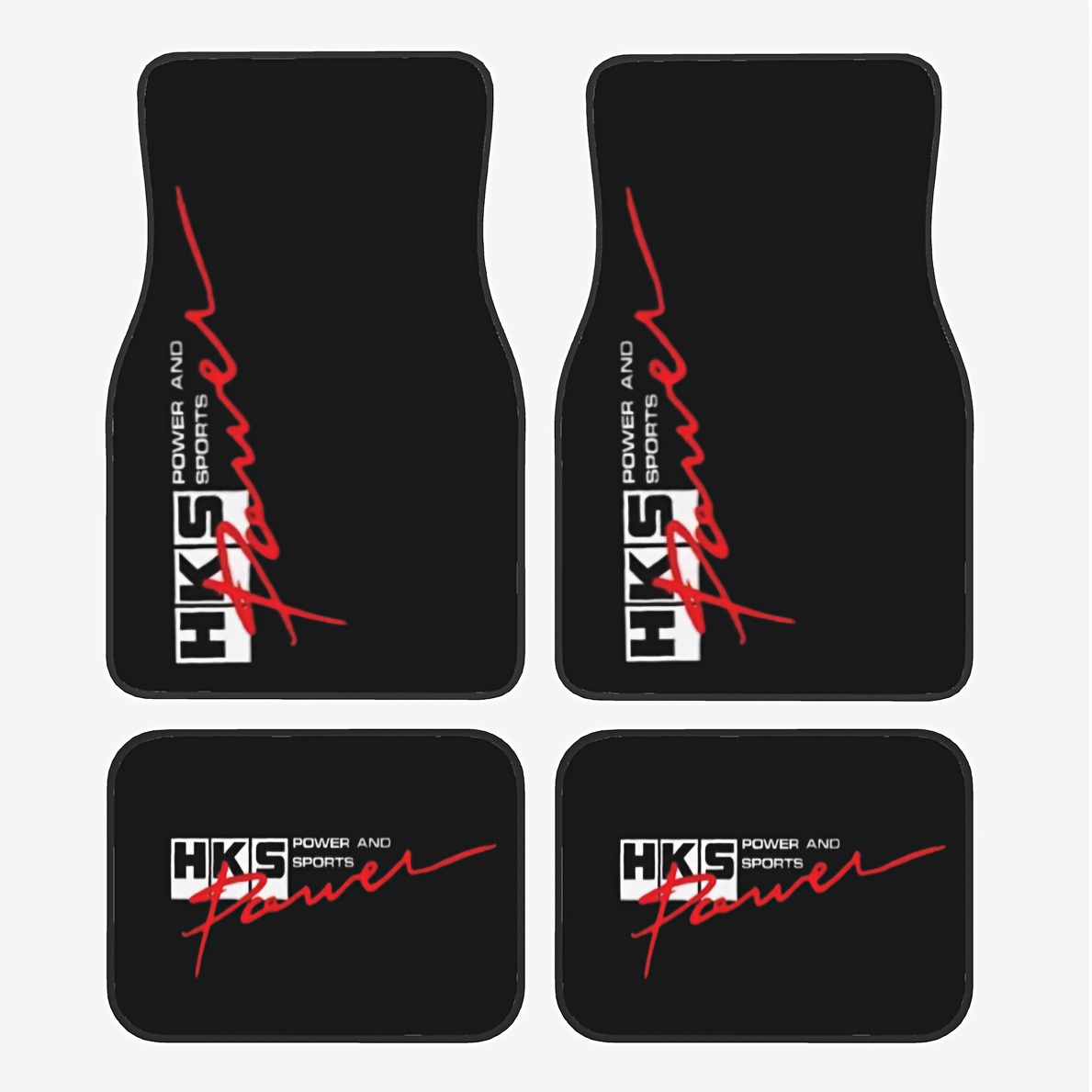 Power Tools Logo - 4 шт. - Автомобильные коврики с