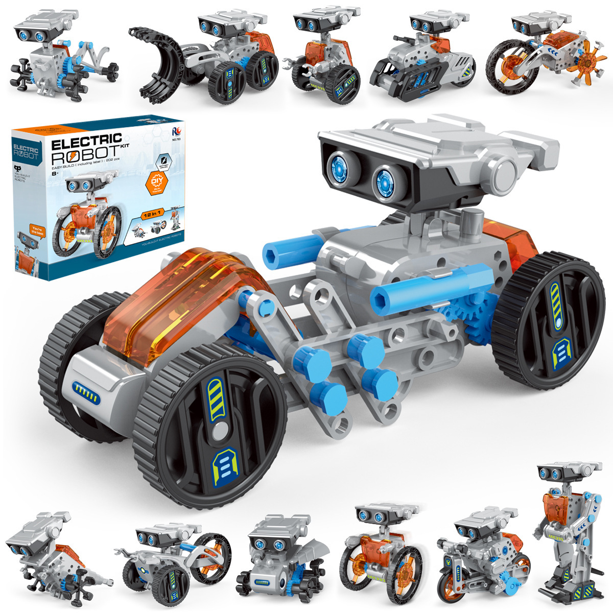 Kit Power Tools - 12 в 1, научный эксперимент, солнечный
