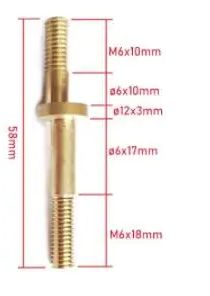 Power Tools Manufacturers In China - 10 шт медный вал 6*6*58 мм,