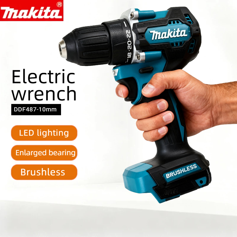 Makita Drill Ddf484 - Аккумуляторная ударная дрель Makita 18V DDF487: