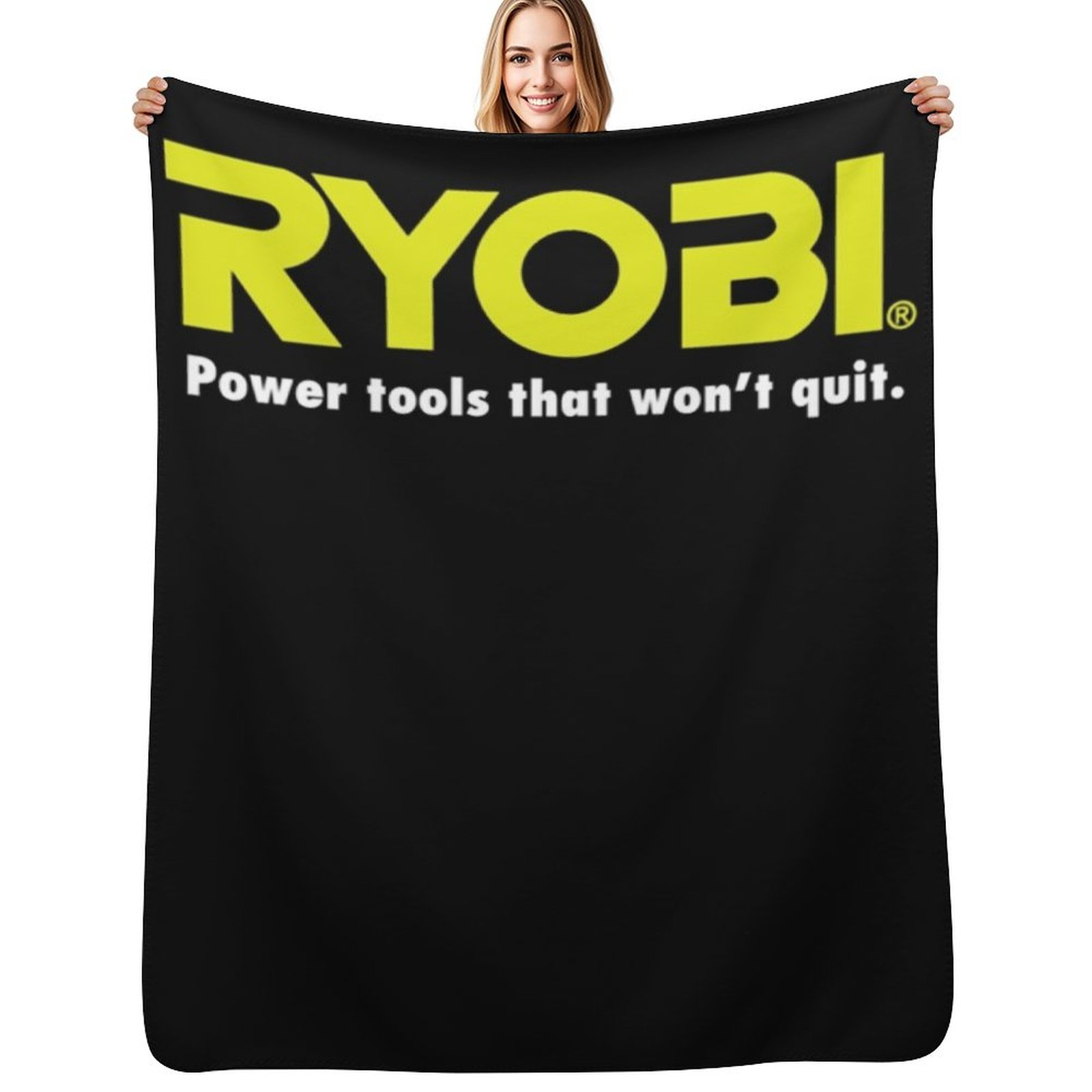Power Tools Logo - Плед с логотипом POWER TOOLS RYOBI,