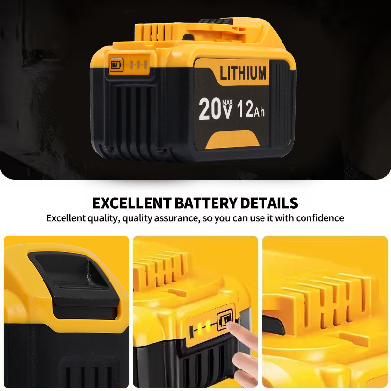 Сменный аккумулятор 12.0 Ач, с – обзор и цена Power Tools Yellow And Black