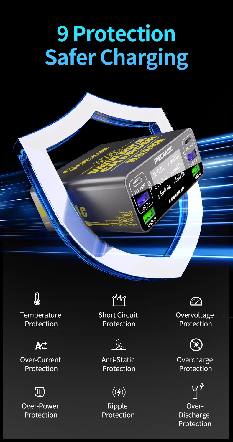 MECHANIC 6-портовая USB-станци – обзор и цена Power Tools Book